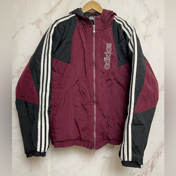 adidas Other - Vintage 1990s Adidas Trefoil Colorblock Zip Up Jacket